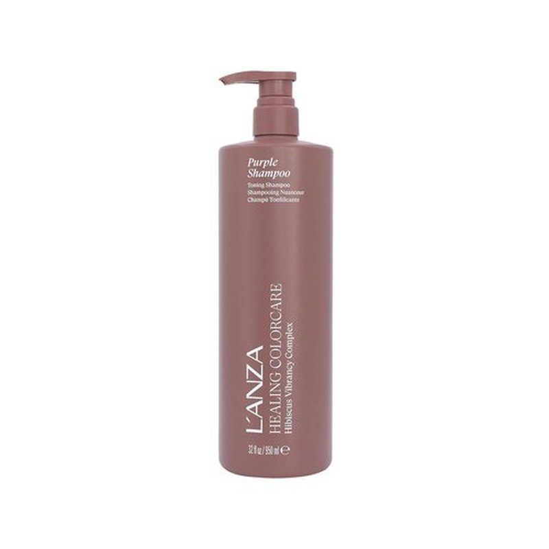 L'ANZA Healing Colorcare Purple Shampoo - Neutralizes Brass & Brightens Blonde | Sulfate-Free, Moisturizing