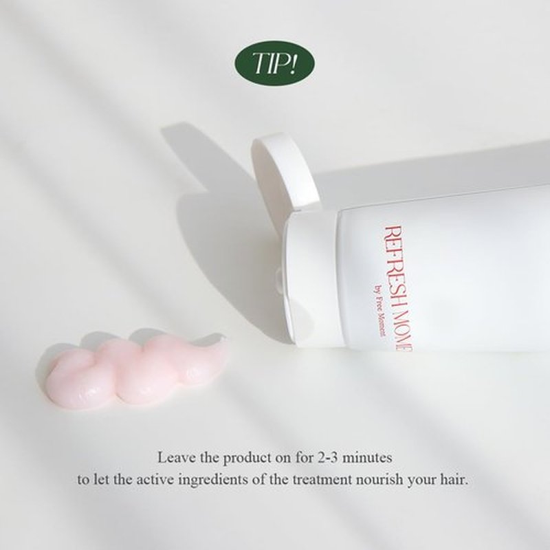 Refresh Moment Perfume Hair Treatment (02 Fig Fog) | Moisturize and Soften Hair | Vegan Conditioner for Oily Hair | Non-Greasy Formula | Fruity-Woody Fragrance | 5.07 fl. oz