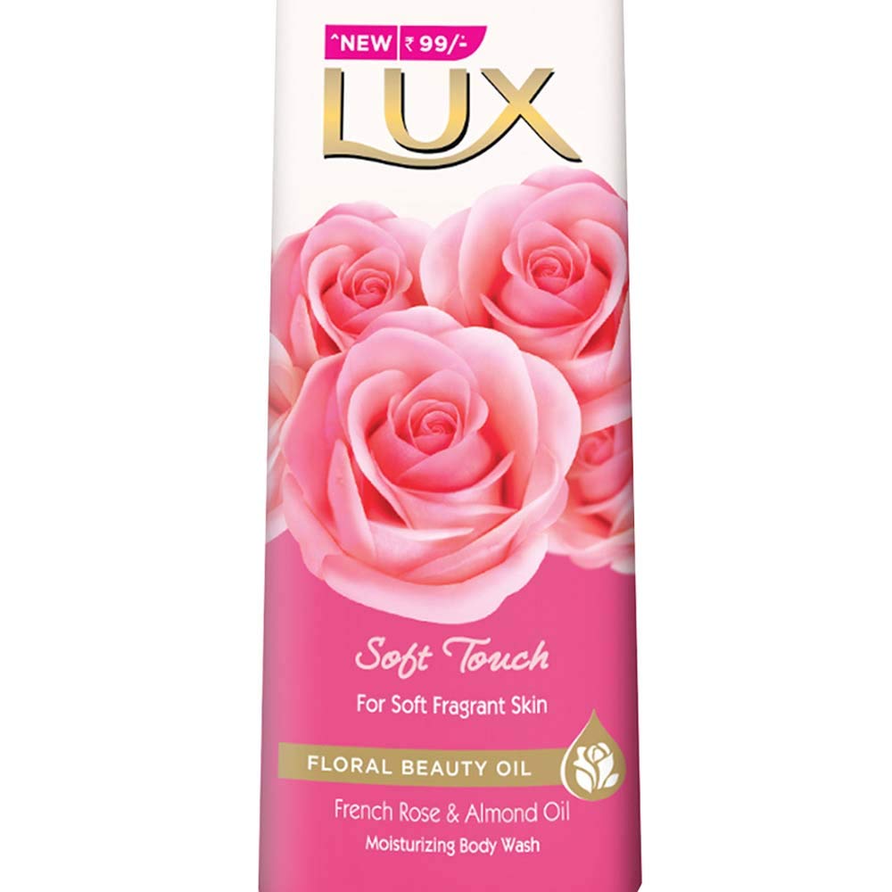 Lux Soft Touch Silk Essence & Rose Infusion Moisturising Body Wash, 240ml