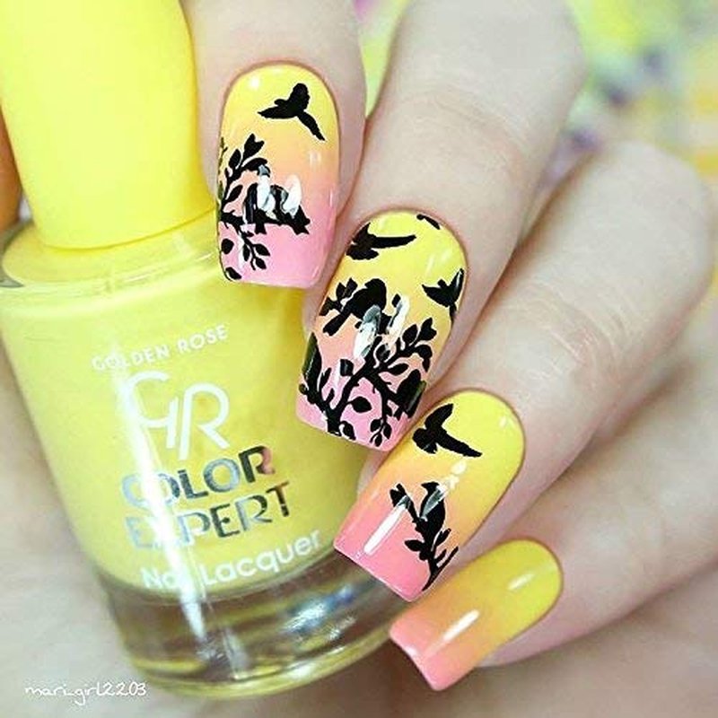 Whats Up Nails - Spring Stamping Plates 2 pack (B017, B045) for Nail Art Design