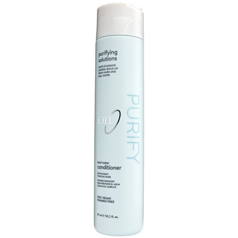 Ion Hard Water Conditioner - Lightweight Formula That Prevents Build-Up & Adds Shine | Vegan