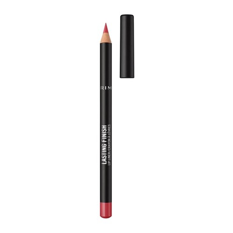 Rimmel Lasting Finish 8HR Lip Liner Pencil - Vibrant, Blendable Formula for Long-Lasting Color - 195 Sunset Pink, .04oz
