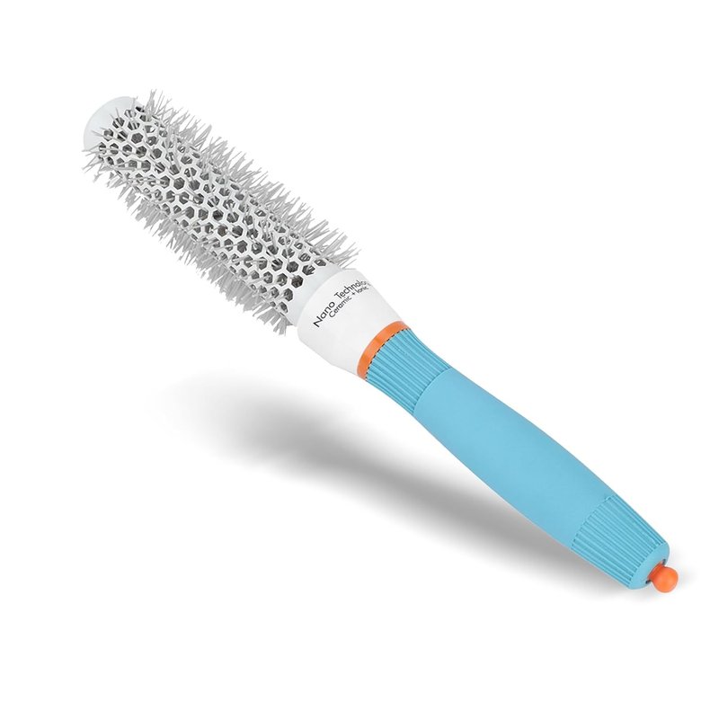 Yctze Round Aluminum Tube Roller Comb | Hairdressing Tool for Blowouts & Styling | 45mm - Set of 55