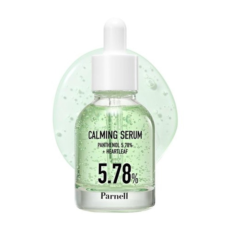 Parnell Panthenol 5.78% | 30ml / 1.01 fl.oz. | Heartleaf Calming Serum, soothing & moisturizing serum, korea skin care, korea beauty