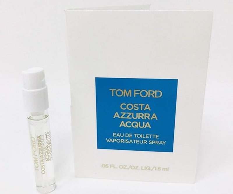 Tom Ford Costa Azzurra Acqua - Eau de Toilette Sample Spray | 0.05 Fl. Oz. Refreshing Fragrance