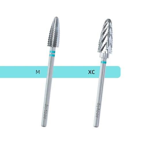 HYTOOS Tornado Carbide Nail Drill Bits - YG6X Professional for Acrylic & Hard Gel Removal, Electric File Bit Drill Accessories Manicure Tools for Nail Technicians