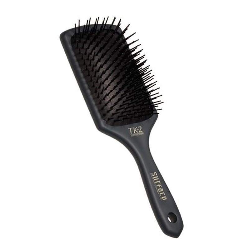 Surface Hair TK2 Paddle Brush - Professional Heat Resistant Styling Tool for Smooth, Shiny Hair