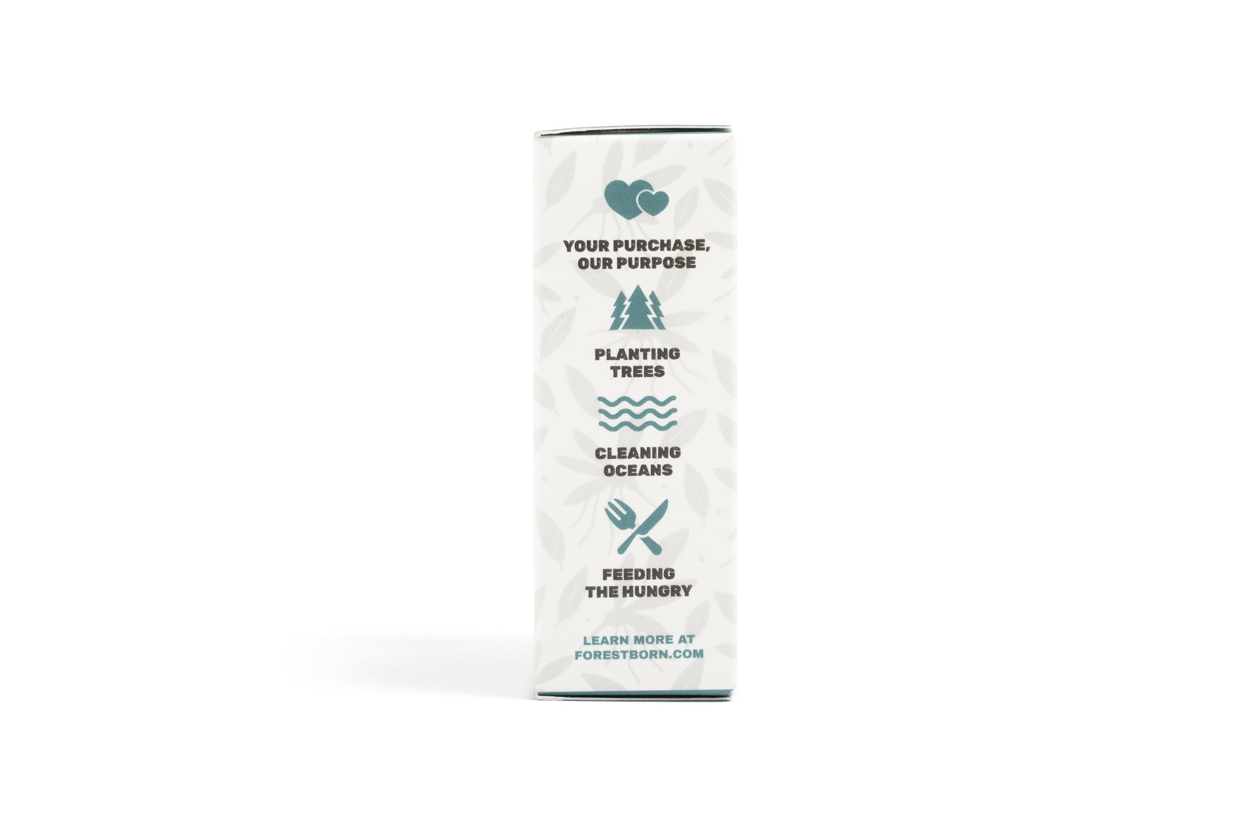 FORESTBORN Buzz Blocker All Natural Outdoor Bar Soap, 5 oz – Citronella, Basil & Bergamot Blend | Fresh Skin, Fewer Bites
