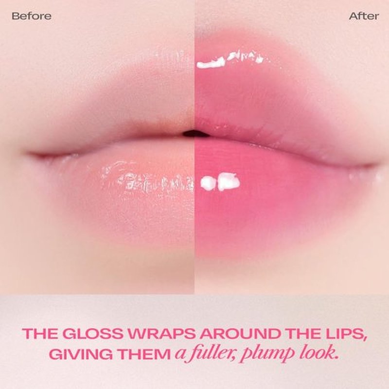 alternativestereo Lip Potion Sugar Glaze Tint | K-Beauty High-Shine & Long-Lasting Lip Tint | Hydrating, Non-Sticky Glossy Finish | 7 Shades | 0.3 Oz (No.2 Rose Ball)