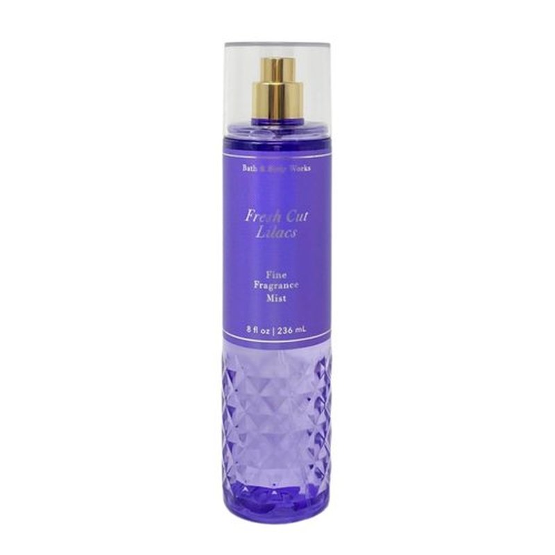 Bath & Body Works Fresh Cut Lilacs 3 Piece Bundle - Fragrance Mist - Body Cream - Shower Gel - Full Size
