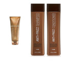 Brazilian Blowout Daily Smoothing Serum 8 fl oz | Anti-Frizz Shampoo & Conditioner Duo 2 Pack
