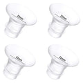 4Pcs Breast Pump Flange Insert 22mm Compatible with Momcozy/Spectra/Medela/eufy/Elvie/Lansinoh/Paruu P10 Breast Pump, Fit for Momcozy M5/M9/M6/V2 Pro/V2 pro/S12 Pro/eufy E10 S1 S1 Pro, 24mm Flange