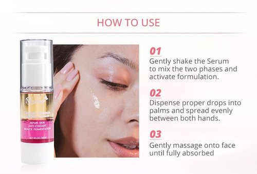Mashata Ultimate Vitamin C Face Serum - 20% Vitamin C, Niacinamide & Vitamin E | 1 Fl Oz - Brightening Anti-Wrinkle Formula for Acne Marks & Hyperpigmentation