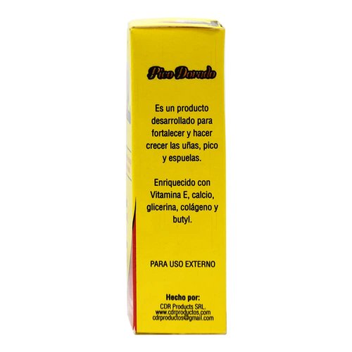 Pico Dorado(Pico de Galo) Nail hardener 15ml 0.5oz (Pack of 2)