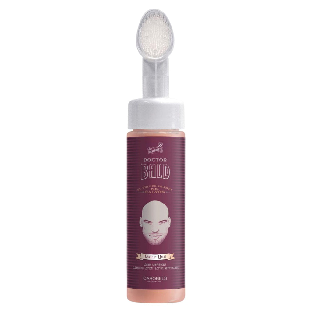 Beardburys Doctor Bald Cleansing Lotion for Bald Men, 100% Vegan Scalp Moisturiser with Aloe Vera, Essential Oils & Witch Hazel, Anti-Itch, Oil Control, Sulphate & Paraben Free, 200ml