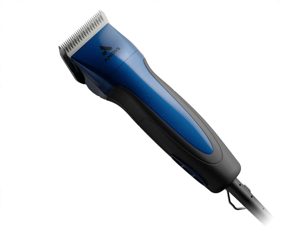 Andis 68520 Excel Professional 5-Speed Detachable Blade Clipper Kit - Animal/Dog Grooming, Rotary Motor, Soft-Grip Anti-Slip Housing, 14-Inch Cord, for All Coats & Breeds, SMC, Blue(Pack of 6)