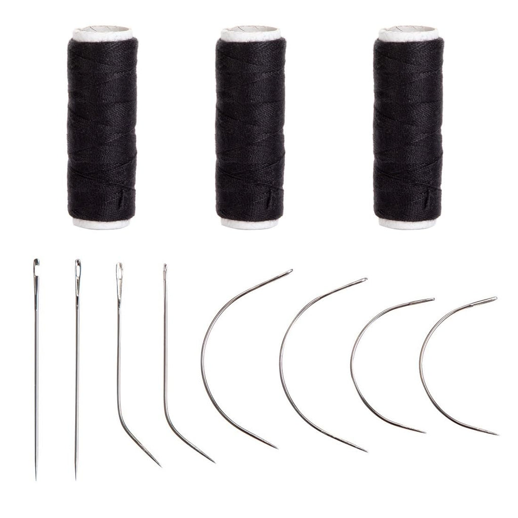 Wig Caps for Women 112 Pieces Wig Installation Kit Stretchable Mesh Dome Caps Wig Making Kit Accessory Thread with Needle Wig Combs Metal Hair Clips Adjustable Elastic Bands Wig Straps Wig Install Kit