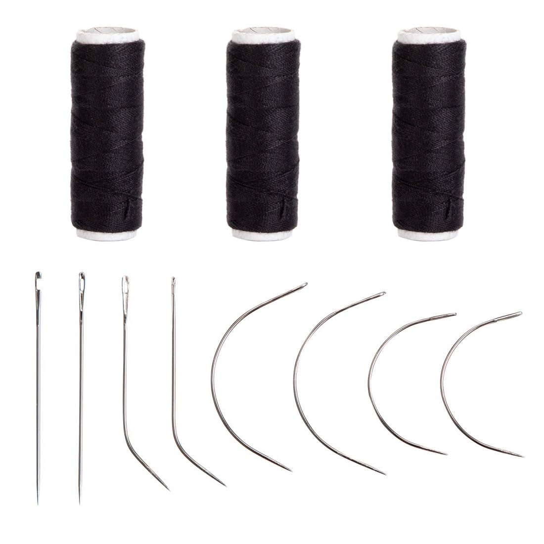 Wig Caps for Women 112 Pieces Wig Installation Kit Stretchable Mesh Dome Caps Wig Making Kit Accessory Thread with Needle Wig Combs Metal Hair Clips Adjustable Elastic Bands Wig Straps Wig Install Kit
