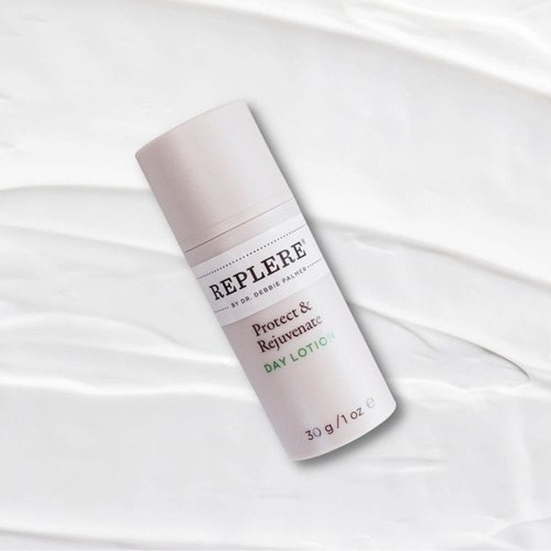 Replere Day Lotion - Hyaluronic Acid Moisturizer with Coffea Arabica & Aloe | Anti-Aging Formula (1 oz)