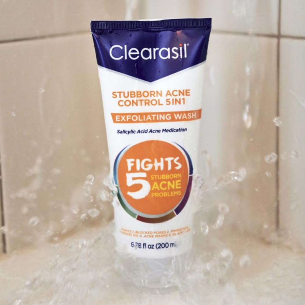 Clearasil Ultra 5in1 Exfoliating Wash, 6.78 oz. (Pack of 7)