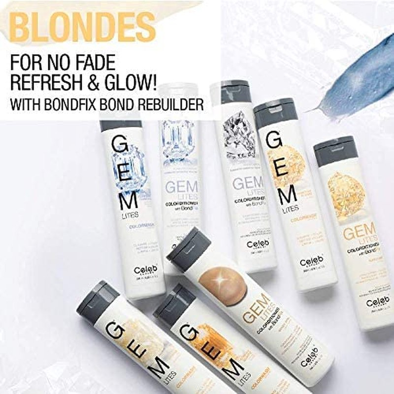 Celeb Luxury Intense Color Depositing Shampoo - Vegan Hair Dye with BondFix Rebuilder | Semi-Permanent Color