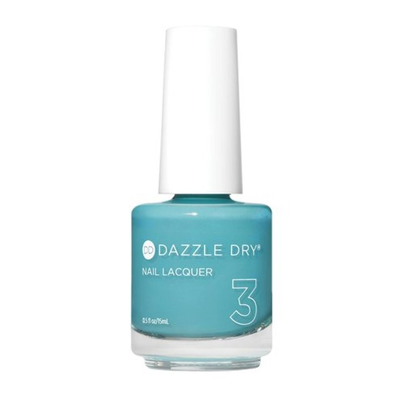 Dazzle Dry Nail Lacquer (Step 3) - Spearmint Tea - A turquoise crème. Full coverage cream. (0.5 fl oz)