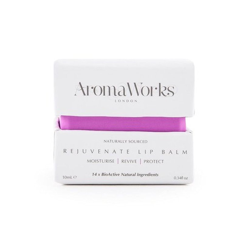 AromaWorks London Rejuvenate Lip Balm - Deeply Moisturizing Treatment for All Weather - 0.34 Oz