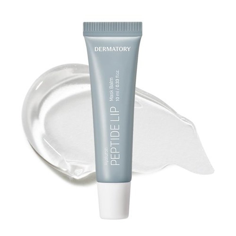 DERMATORY Hyalluron Peptide Lip Mask Balm - Hydrating & Moisturizing Treatment for Day & Night (10ml)