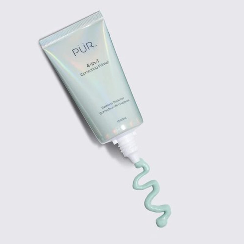 PÜR MINERALS 4-in-1 Correcting Primer - Redness Reducer & Hydrating Face Makeup, 1 Fl Oz | Vegan & Cruelty-Free