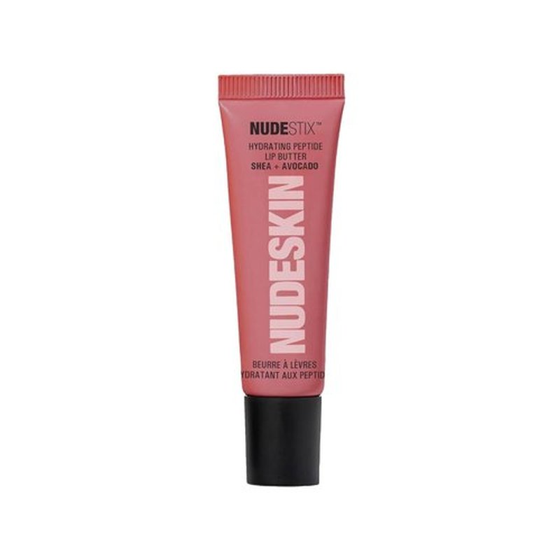 Nudestix Hydrating Peptide Lip Butter - Glossy Lip Balm with Avocado & Shea Butter for Plumping | Clean, Vegan, Cruelty-Free