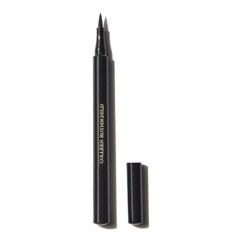 COLLEEN ROTHSCHILD Precision Liquid Liner | Shade: Jet Black | Intensely Pigmented, Matte Formula | Quick-Dry, Long Lasting & Smudge-Proof | Ultra Precise Felt Tip (0.041 fl oz)