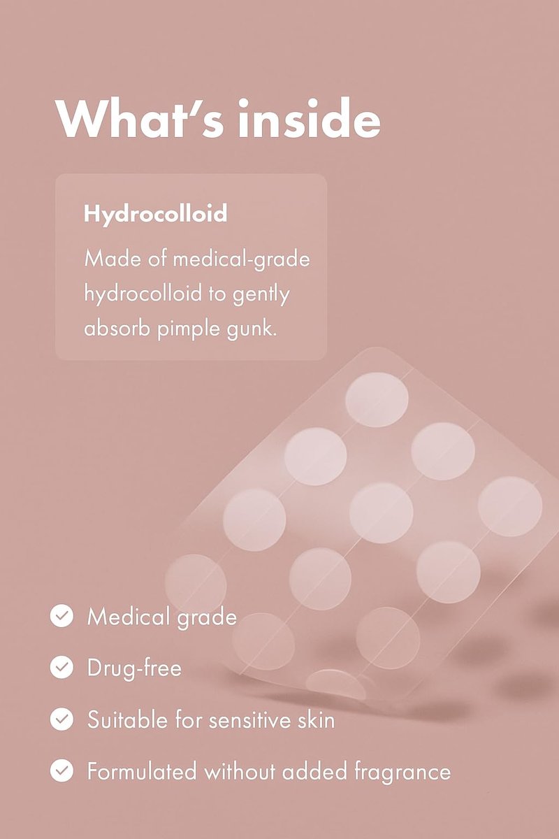 ZIANELLE Original patch – The #1 Hydrocolloid Acne Pimple Patch for Shrinking Zits and Whiteheads in 1 use; Nighttime Spot Stickers for Face and Skin (72 Count)