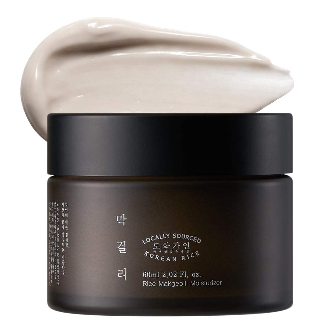 House of Dohwa Rice Makgeolli Moisturizer – Deeply Hydrating & Nourishing – Made with Domestically Sourced Korean Rice – 60 ml (2.02 Fl Oz) – Korean Skincare