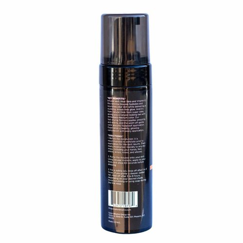 Self Tanning Mousse - Medium | 6.76 Fl Oz - Vitamin E & Aloe Vera Infused for a Natural Glow