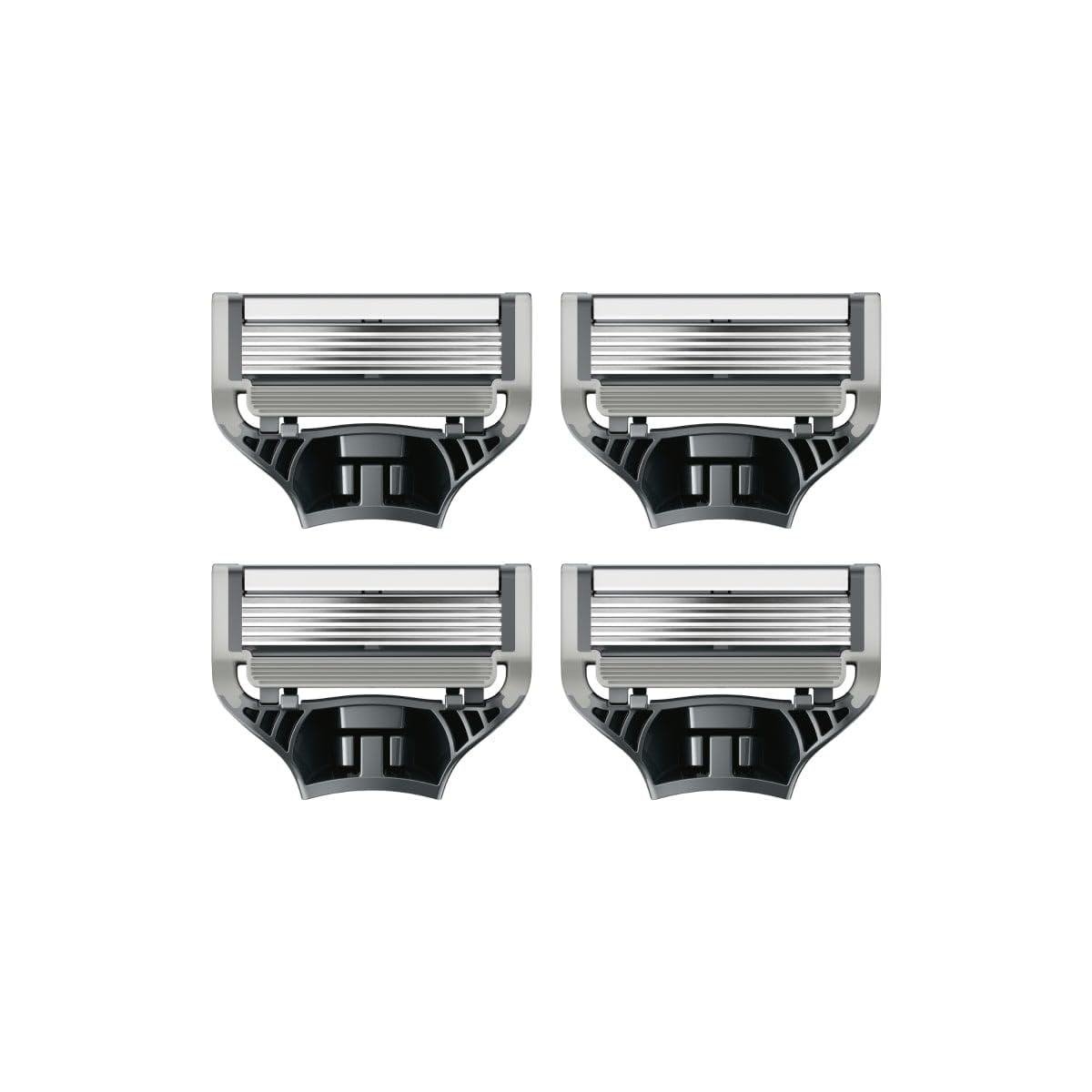 Razor Blade Refills, 5-Blade Cartridges for Close & Comfortable Shave, 4 Count (Compatible with all Handle)