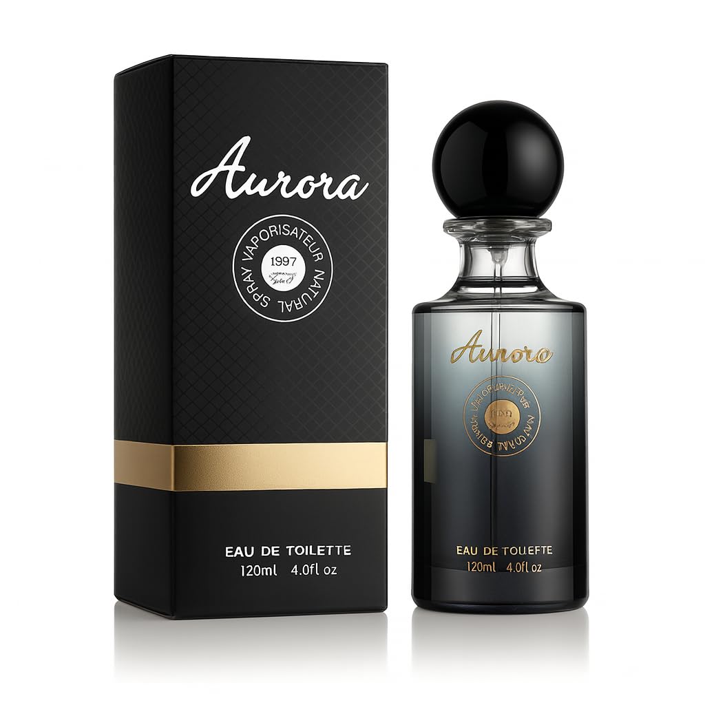 Men's Cologne, Long-Lasting Eau de Toilette for Men, Fragrance with Orange, Pink Pepper, Amber, Patchouli, Sandalwood Notes, 120ml/4.0 fl oz
