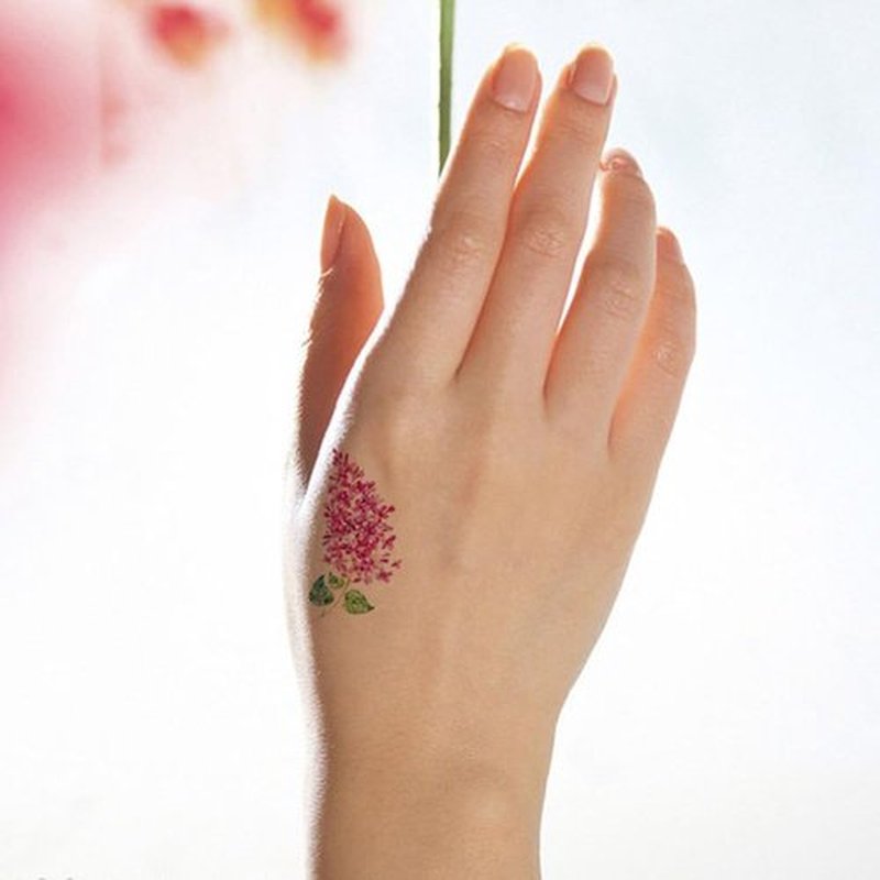 Oottati 6 Sheets Tiny Small Temporary Tattoos For Women Men Finger Hands Neck Wrist Face, Cute Long Lasting Cartoon Fake Tattoo Stickers For Kids Boys Girls Green Leaf Clover