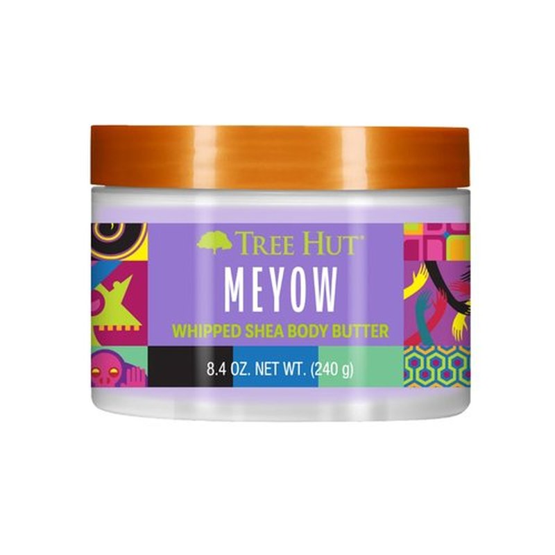 Tree Hut Meyow Whipped Shea Body Butter - Hydrating Moisturizer for Soft Skin | Limited Edition Fall Scent, 8.4 Fl Oz