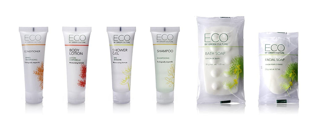 Eco by Green Culture Hotel Amenities Body Soap Bar, 1 oz (150 Pack)