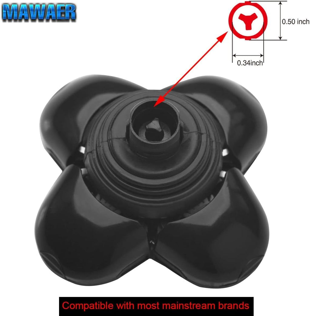 MAWAER Upgrade Version 7D Head Shaver Replacement Head Blades for Freedom G AidallsWel*** and Most Mainstream Brands Head Shaver Electric Shaver Razor Replacement Head