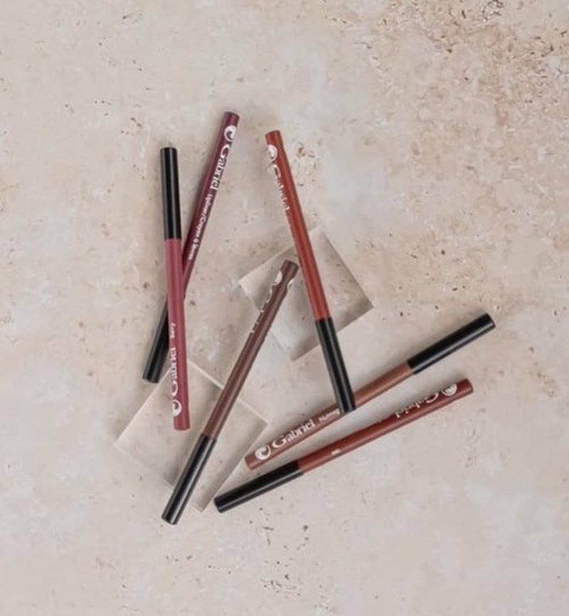 Gabriel Cosmetics Vegan Lipliner - Mahogany Shade | 0.04 oz for Effortless Application