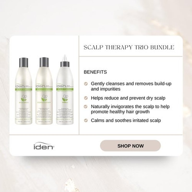 Iden Bee Propolis Scalp Therapy Conditioner - Nourishing Formula for Healthy Hair | 10.1 oz / 300 ml