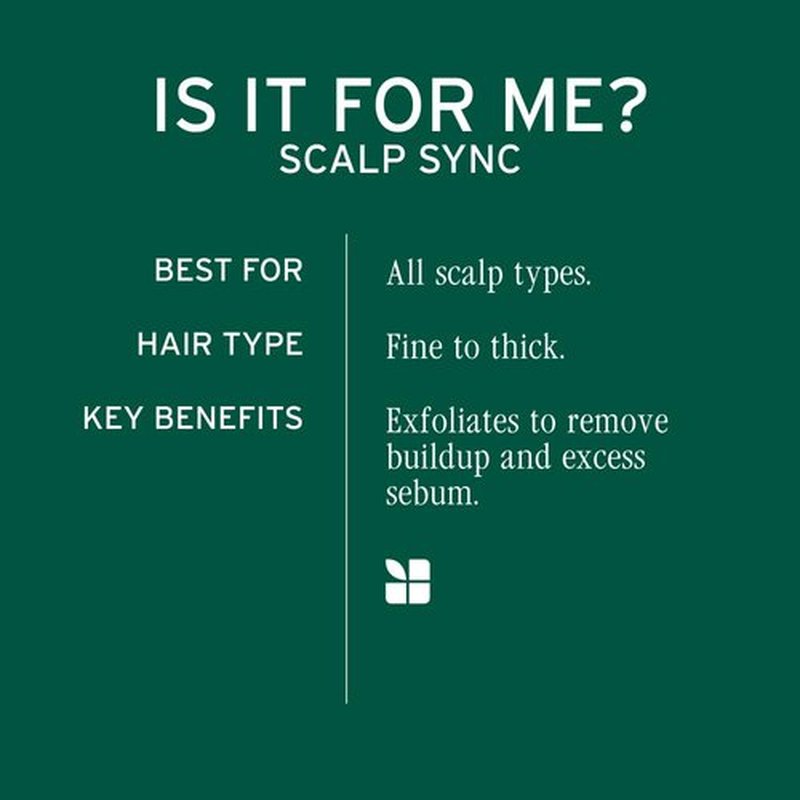 Biolage Scalp Sync Purifying Concentrate - Exfoliating Dry Scalp Treatment with Fermented Tea & Glycolic Acid