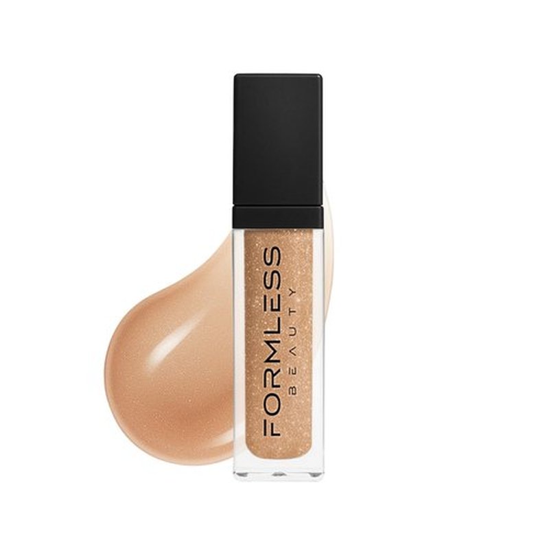 Formless Beauty by Jenny McCarthy Lip Gloss - Hydrating Radiance Lip in Nude with Bronze Glitter - Non-Toxic, High-Shine Finish