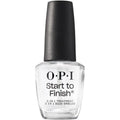 OPI Nail Lacquer Base Coat - Clear Nail Polish That Protects Nails & Prevents Discoloration