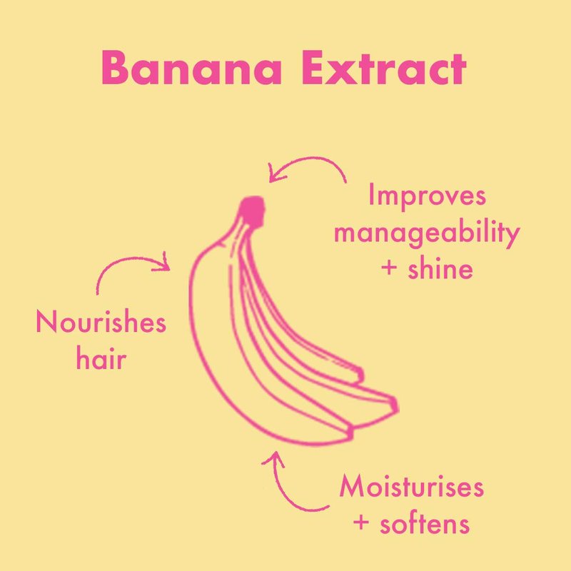 Umberto Giannini Banana Butter Shampoo - Nourishing Vegan Formula for Dry, Textured Hair | Moisturizing 300ml