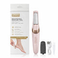 Green Cosmos Electric Callus Remover for Feet, Rechargeable Pedicure Tool with Dual Rollers, Cordless Foot Grinder for Dry Cracked Heels, Portable Foot Care Device