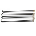 Stainless Steel Spokes and Nipples Bike Spokes，12G Bike Wheel Spokes Carbon Steel Black 10pcs for Mountain Bike Road Bike