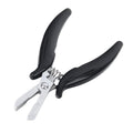 Vlasy Hair Extension Pliers,Professional Hair Extension Remover Pliers for Installing & Removing Micro Beads with Real Grip Design,Fusion Bond Crusher Tool to Salon & At-Home,Thread Shape,Black
