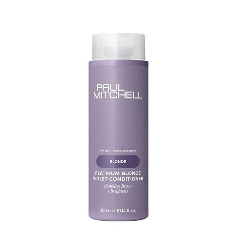 Paul Mitchell Platinum Blonde Violet Conditioner - Banish Brass, Brighten Light to Medium Blonde & Gray Hair